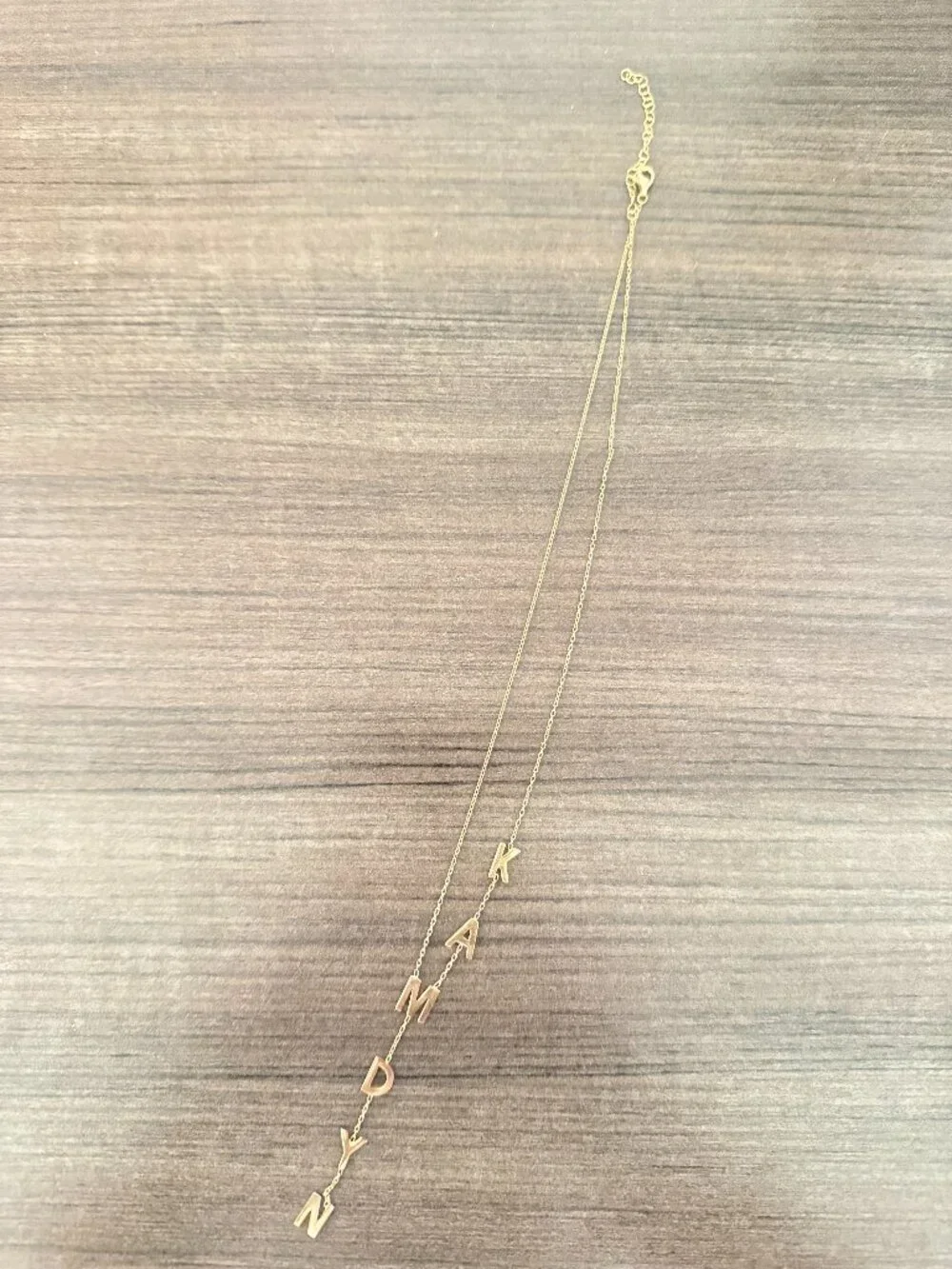 NEW Gold Name Drop Necklace